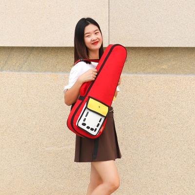 China Customized Waterproof Portable Soft Soprano Concert Tenor Ukulele Bag Hawaii Yole Bag Ukulele Case With Double Shoulder Straps B-2211 for sale