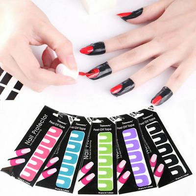 China Nail Polish Strip Anti Splatter Strip Anti Splatter Strip Nail Polish Waterproof Stripping Protector Nail Skin Protector For Fingers Stickers for sale