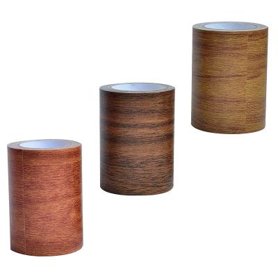 China ANTISTATIC Realistic Wood Grain Repair Tape 5M/Roll Adhesive Furniture Tape Home December for sale