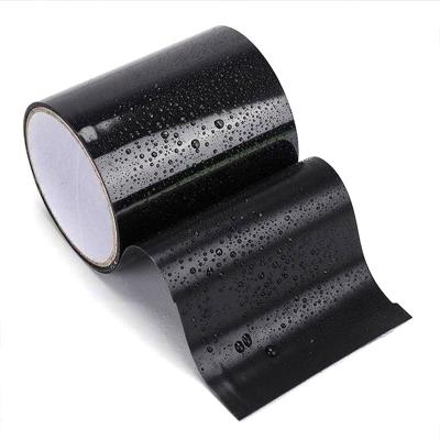 China Waterproof Black White Strong Fiber PVC Rubberized Waterproof Seal Cable Repair Tape For Leaking Pipes for sale