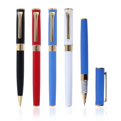 China office & Custom School Pen 2020 Twins Gift Roller Pen And Ballpoint Pen With Gift Box For Business for sale