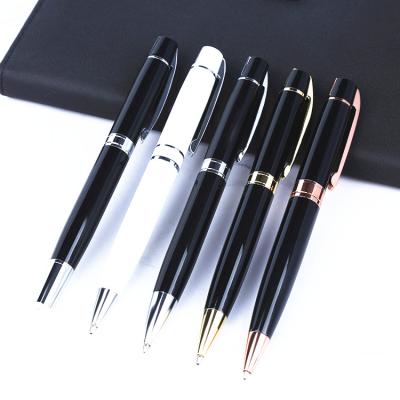 China office & Luxury Ball Pen Black Business Gift Metal Ball Pen High Quality Elegant Ballpoint Pen School for sale