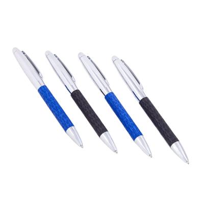 China Advertising Gifts Company Gifts Set Business Gifts Metal Leather Gift Pen for sale