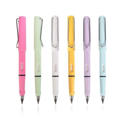 China Free Positive Sketch Art Pen Metal Lead Posture School Teaching+Office+Home Ink Pencil Plastic Pencil Free Paint Permanent Erasable Sharpener for sale