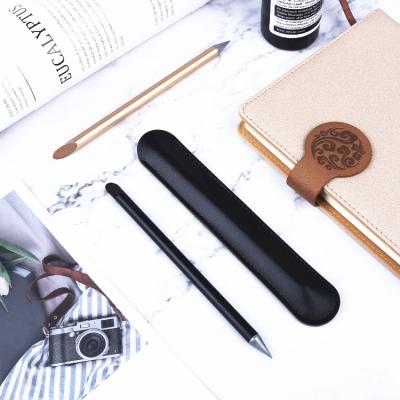 China Wholesale custom promotion brass material metal school promotion pen logo mechanical pencil for sale