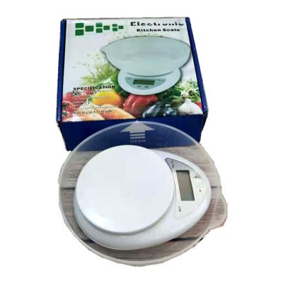 China With Tray New Super Cheap 5000g1g Coffee Digital Electronic Food Kitchen Weight Scale for sale