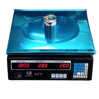 China Market Digital Display Scale 30kg 40kg5g High Accuracy Electronic Price Computing Supermarket Price Scale Digital Price Scale for sale