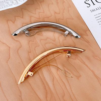 China Decorate Hot Sale New Design Metal Bow Hair Clip Claws High Quality Alloy Frog Hair Clip For Women Head Back Ponytail for sale