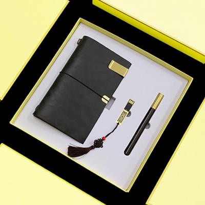 China Hand Account Notebook U Disk Business Gift Set Viable Practical Practical Corporate Company Meeting Gifts Set for sale