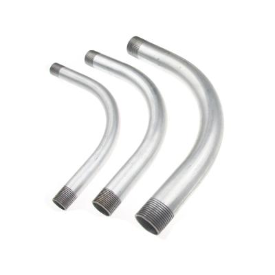 China Connect Conduit To Wire Work Hot Dip Galvanized IMC Conduit Fittings Elbow , Steel Pipe Female Threaded Copper Fitting Elbow for sale