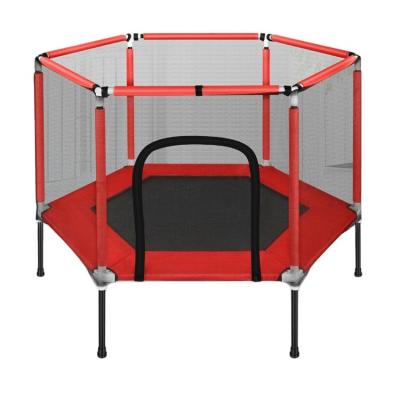 China With Protective Net Home Use Popular Trampoline Bungee Jumping Bed For Kids Trampoline Manufacturer for sale