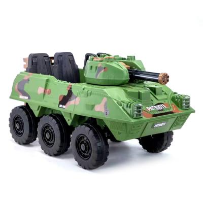 China Ride On Toy 12V Kids Electric Toy Car Armored Vehicle Mini Smart Baby Ride On Armor Car for sale