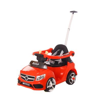 China Ride On Toy Factory Supply 6V 4 Wheels Kids Electric Car / Kids Toy Car With Hand Push Rod for sale