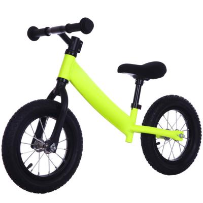 China Ride on Toy Custom balance bike12 inch high quality single wheel safety wheel kids balance bike for sale