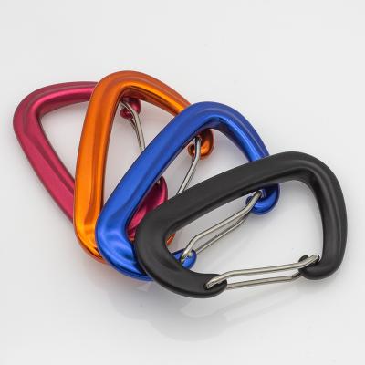 China Wholesale Aluminum Snap Hook Accessories Good 12Kn Hook Wire Carabiner Carabiner Equipment Accessories/Fall Protection Harness/Safety Belt for sale