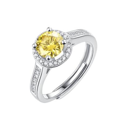 China The Other Professional High Quality Gold Marquis Cut Yellow Diamond Ring for sale