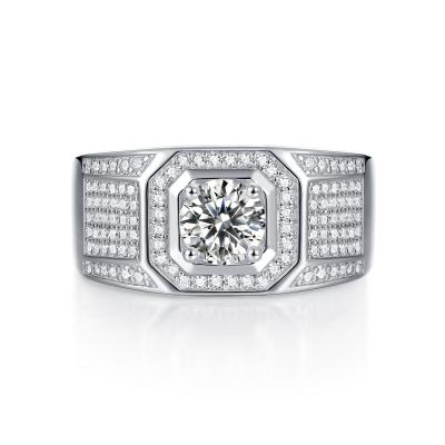 China Other Fashion Elegant Vintage Moissanite Sterling Silver Ring for sale