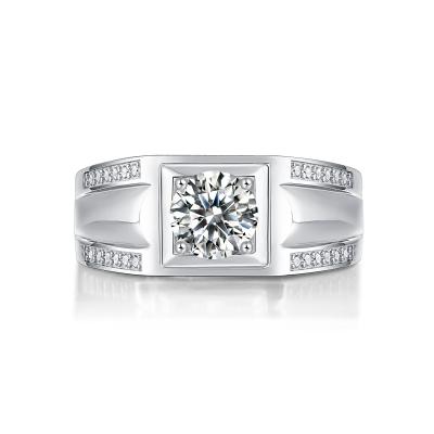 China Other Fashion Elegant Vintage Moissanite Sterling Silver Ring for sale