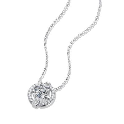 China Trendy Elegant Vintage Fashion Diamond Necklace Pendant For Women for sale