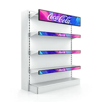 China Wide Angle Shelf Led Display Screen With Video Playback for sale