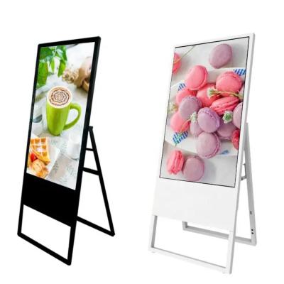 China NationStar Digital LED Poster Display Play Video Constant Drive Free Stand for sale