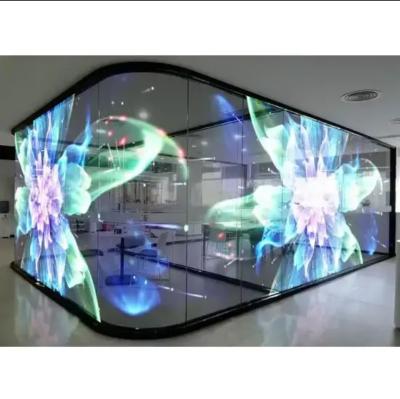 China IP43 Billboard Stage Transparent LED Display Advertising 192x192 1R1G1B for sale