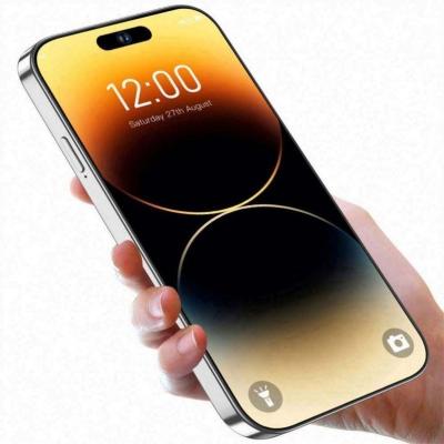 China Dual SIM Card i14 Pro 6.1 inch 16GB + 1TB ios smartphone 10 core 5G LET phone 3 camera face ID Unlocked version mobile phone for sale