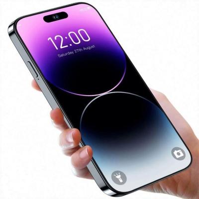 China Dual SIM Card Hot Selling for phone i14 HIGH 6.7 Inch full Display Android 9 Mobile Phone Cell Phone Smartphone wholesale for sale