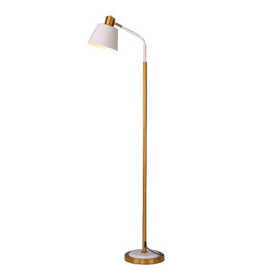 China American Nordic Modern White Bedroom Study Light Luxury Simplicity Wrought Iron Arc Floor Lamp for sale