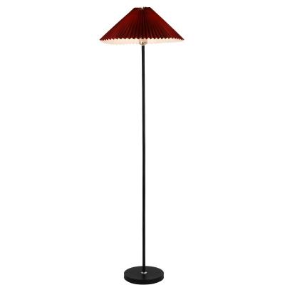 China Modern Simplicity Fabric Bedroom Floor Lamp Eurasian Modern Minimalist Floor Lamp Luxury Floor Lamp for sale