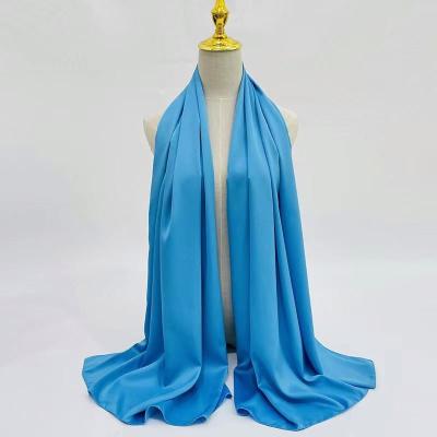 China Custom Soft Free Luxury Long Thickening Style Chiffon Chiffon Hijab Scarf Warm for sale