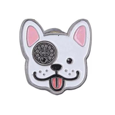 China 3D Logo Brand Metal Painting Accessories Manufacturers Customized Zinc Alloy Badges for sale