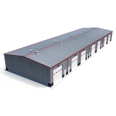 China Low Cost Traditional Manufacturing Industrial Shed Designs Steel Prefab Warehouse for sale