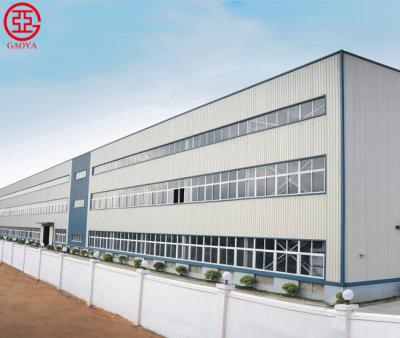 China Over 50 Years Low Cost Prefab Trolley Construction Factory Building Design Steel Structure Warehouse for sale