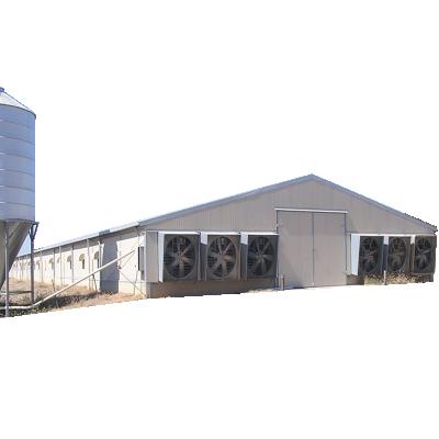 China Easy Built Prefab Automatic Farm Poultry House For 10000 Chickens Maker for sale