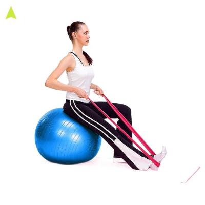 China TOPKO balance pros yoga balls 55cm cheap price 65cm anti burst and anti burst durable black pvc yoga ball for sale