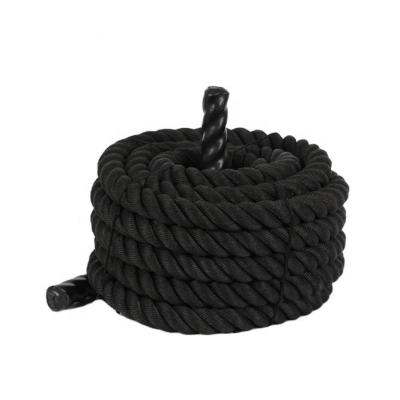 China Commercial Use Gym Battle Rope Heavy Duty Fighting Attacking Polyester for Gym for sale