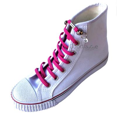 China Factory price elastic flat elastic laces sports stretch shoe laces free link for sale