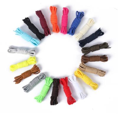 China Outdoor Rising Shoe Laces Wholesale Round Rise Shoe Laces Clothing Rope For Boots 180cm for sale