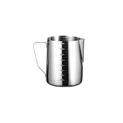 China Sustainable Coffee Classic Stainless Steel Latte 600ml Art Coffee Milk Jug for sale