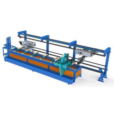 China Industrial windows and door profile 5 inch aluminum profile extrusion puller machine for 1000T upsetting press equipped with automatic saw table for sale