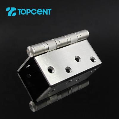 China TOPCENT Modern Cheap Heavy Duty Door Interior Screw Panels Stainless Steel Swing Door End Hinges For Wooden Doors for sale