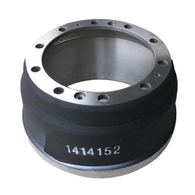 China Truck Brake System Parts Brake Drum 1414152 Fit For FAS York Maz Liaz Isuzu Trailer Truck Daf Man Ror Fruehauf Hino M-benz Scania Bpw Volvo Iveco for sale