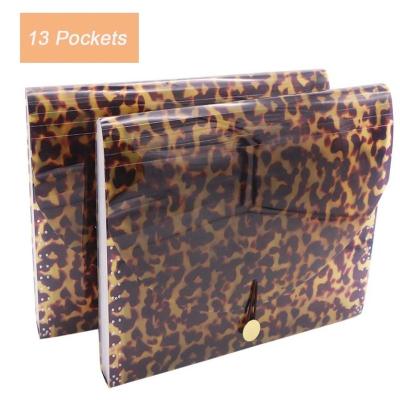 China File Folder A4 Certificate Holder Leopard Tattoo Paper Folder for sale