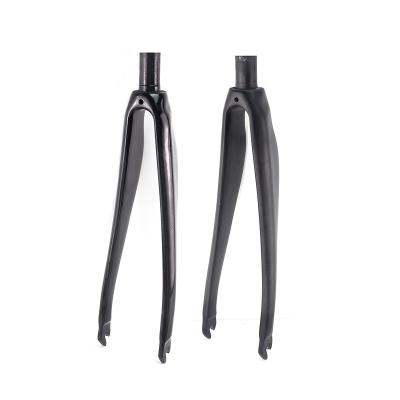 China Road Bikes 2022 Latest Carbon Road Fork Road Bike 700c Carbon Racing Bicycle Fork For Racing On Road for sale