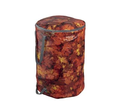 China Eco - Friendly Printed Garden Waste Folding Oxford Bucket Sheet Collecting Bucket for sale