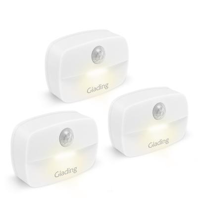 China Warm white light provides comfortable light to guide you High Quality Custom Motion Sensor LED Night Light Led Night Light for sale