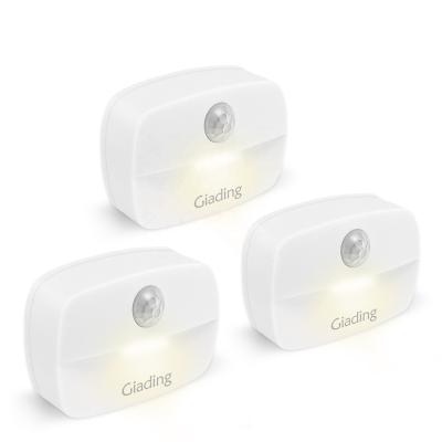 China Warm white light provides comfortable light to guide you warm vendor motion LED night light for sale