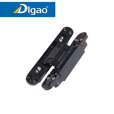 China Factory direct sale modern zinc alloy adjustable hidden door hinge 80KG load bearing for sale