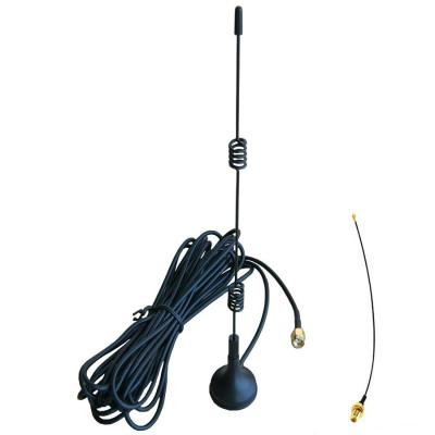 China 7DBi High-Gain WiFi Antenna w/16ft Cable & Magnetic Base Kits + IPEX-SMA pigtail for sale